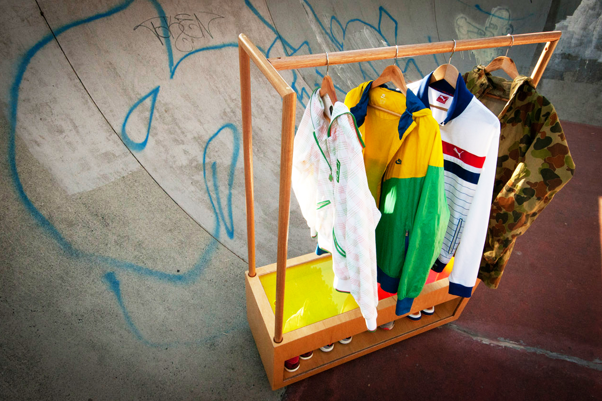 SKATE RACK.
